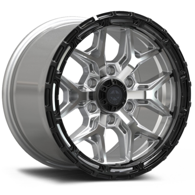 American Outlaw Locker Silver Machined Angle