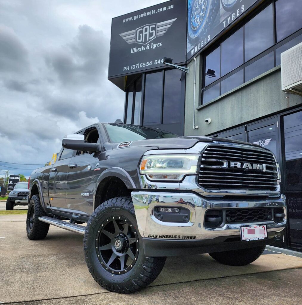 Icon Rebound Wheels On A Ram 2500 By Gas Wheels And Tyres