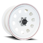Dynamic Steel Wheels D Hole White 25 Angle