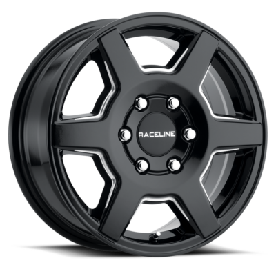 Raceline Surge Van Black Milled 25 Angle