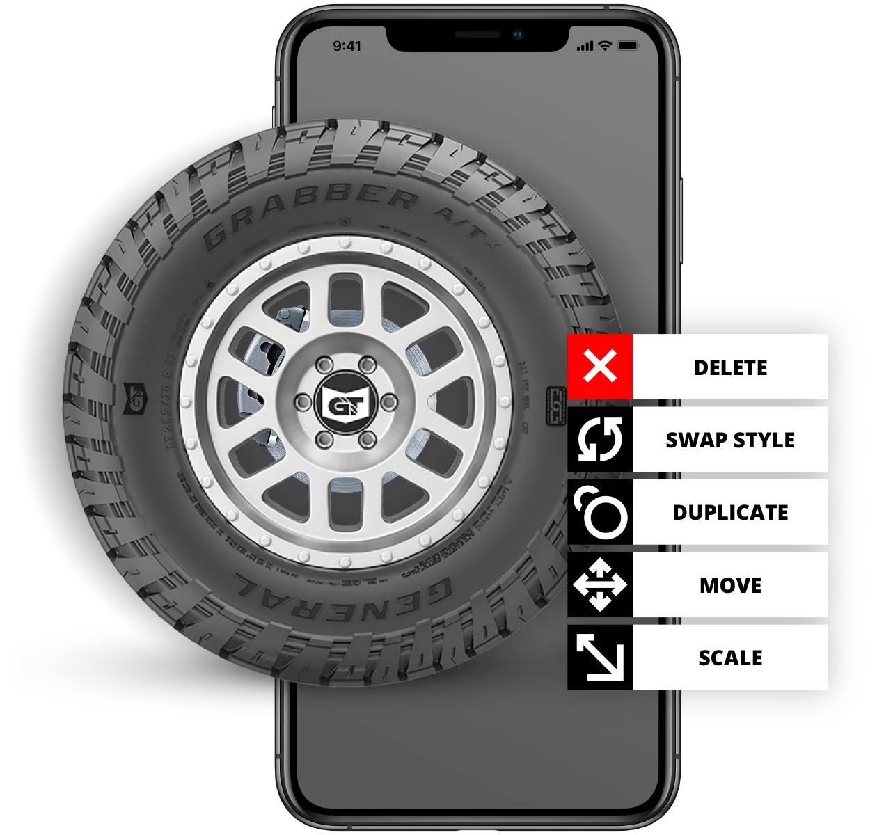 Wheel And Phone Lockup